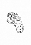 Пояс верности для мужчин ManCage 02 Chastity Cage (прозрачный)