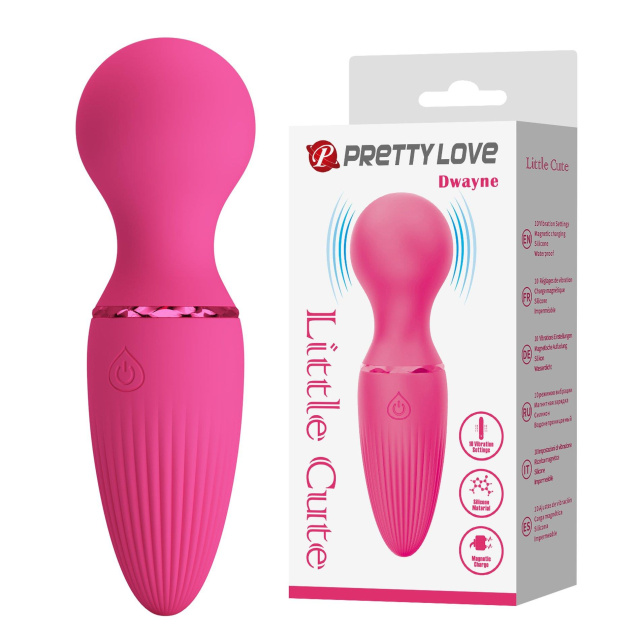Pretty Love Dwayne Little Cute - Wibrator, Różowy, 12 cm