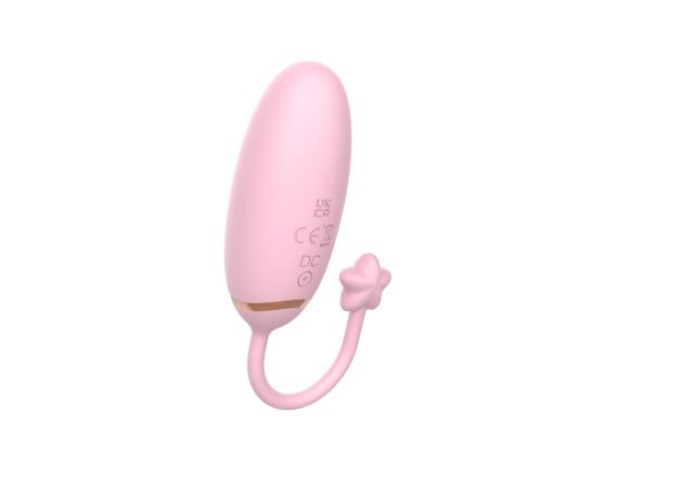 B - Series Cute Love Egg App 2.0 - Wibrujące jajko, Różowy, 8 cm