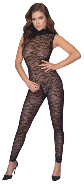 Комбинезон Cottelli Lingerie Jumpsuit Lace, S (черный)