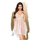 Комплект белья Penthouse Lingerie Naughty Doll, M/L (белый)