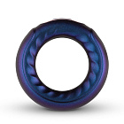 Эрекционное кольцо Hueman Saturn Vibrating Cock And Ball Ring, 8,5 см (фиолетовый)
