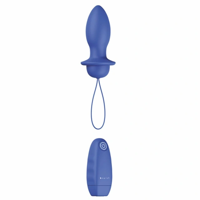 Korek analny B Swish Bfilled Classic, 10 cm (niebieski)