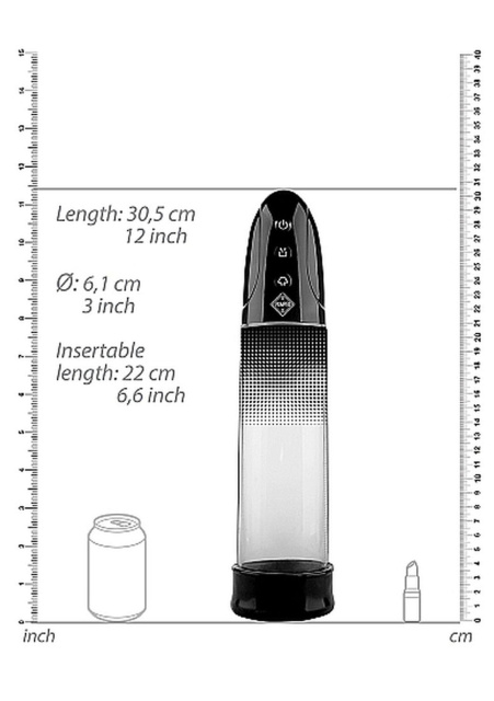 Вакуумная помпа Pumped Luv Pump, 30.5 см (черный)