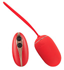 Виброяйцо Sweet Smile Remote Controlled Love Ball, 15,3 см (красный)