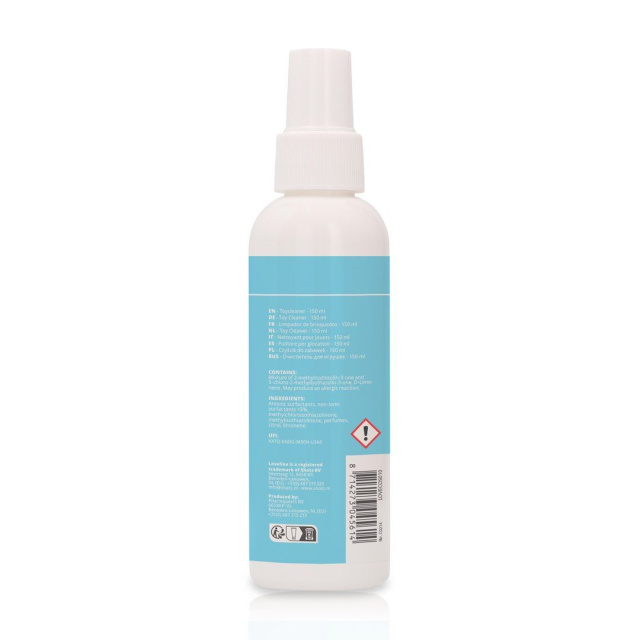 Środek do czyszczenia zabawek erotycznych Loveline Pharmaceutics Toycleaner, 150 ml