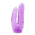 Подвійний фалоімітатор Hi-Rubber Born To Create Pleasure 9.4" (фіолетовий)