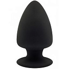 Анальна пробка SilexD Model 1 Size S, 9 см (чорний)