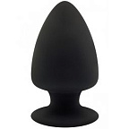 Анальна пробка SilexD Model 1 Size S, 9 см (чорний)