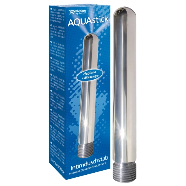 Анальный душ JoyDivision Aqua Stick, 15 см (серебристый)