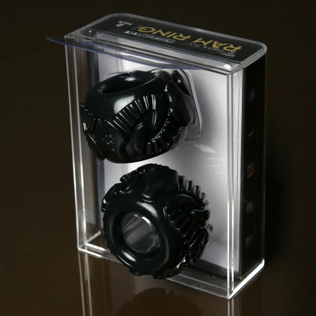 Perfect Fit Ram Ring Kit Double Black Dwupak -, Czarny
