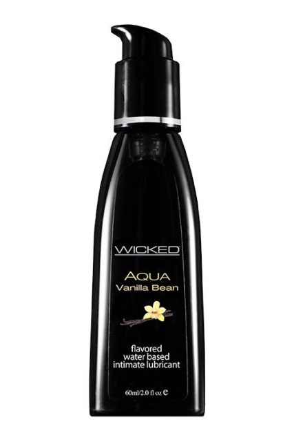 Лубрикант на водной основе Wicked Aqua Vanilla Bean, 60 мл