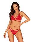 Комплект белья Obsessive Diyosa, XS/S (красный)