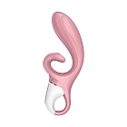 Вибратор Satisfyer Hug Me Connect App, 21 см (розовый)