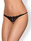 Stringi Obsessive 831-THC-1, S/M cm (czarny)