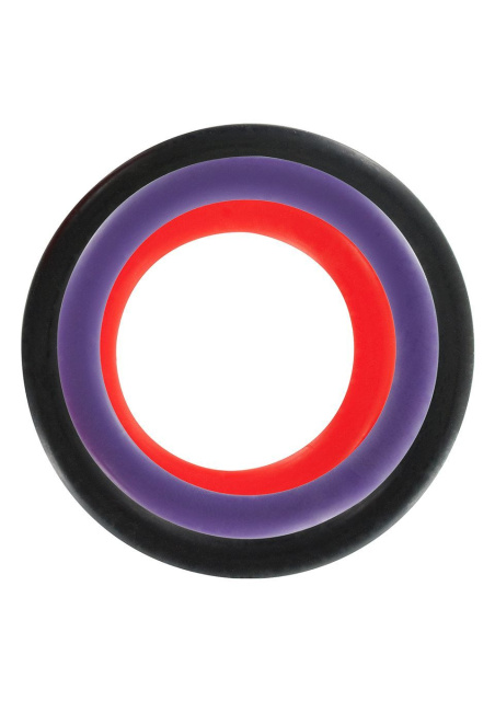 Ерекційне кільце ToyJoy Triple G-Ring Set, 3 шт (мульти)
