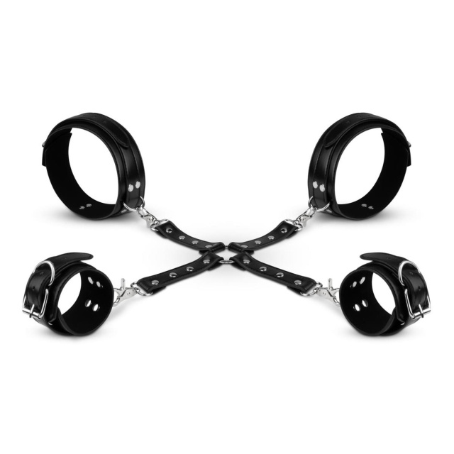 Набір для бондажу Bedroom Fantasies Bondage Cross (чорний)