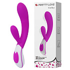 Вибратор-кролик Pretty Love Colby Vibrator, 21.5 см (фиолетовый)