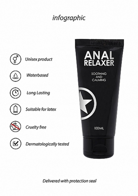 Ouch! Anal Relaxer - Lubrykant analny, 100 ml