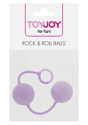 Вагинальные шарики Toy Joy Rock&Roll, 3,5 см (сиреневый)