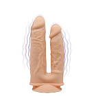 Вибратор Silexd Premium Silicone Dildo Model 1 Size 8"-7", 19.5 см (телесный)