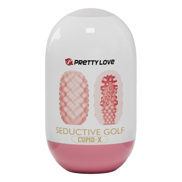 Pretty Love Cupid-X Seductive Golf - Masturbator, Różowy, 10 cm