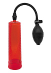 B - Series Power Powerpump - Pompka do penisa, Czerwony, 22 cm, XXXL