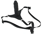 You2Toys - Strapon, Czarny, 17 cm