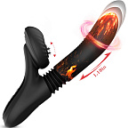 Вібратор B - Series Fox Thrusting and Heating, 24 см (червоний)