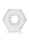Ерекційне кільце CalExotics Sexagon Enhancer, 4 см (прозорий)