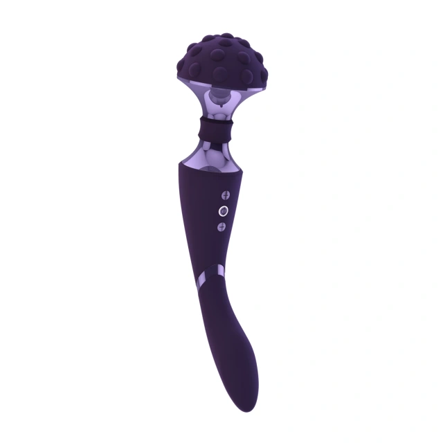 Вибромассажер Vive Shiatsu Bendable Massager Wand, 28.6 см (фиолетовый)