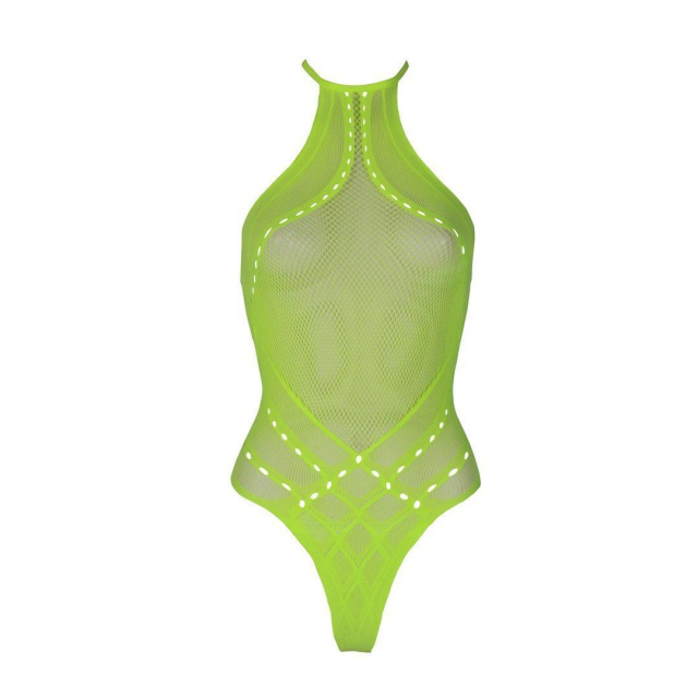 Боді Ouch! With Halter Neck, XS/XL (зелений)