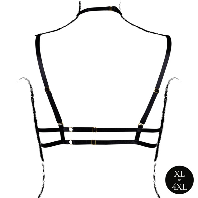 Бюстгальтер Le Désir Open Cup Triangle Bra, XL–4XL (черный)
