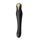 Вибратор Zalo King Vibrating Thruster, 30,2 см (черный)