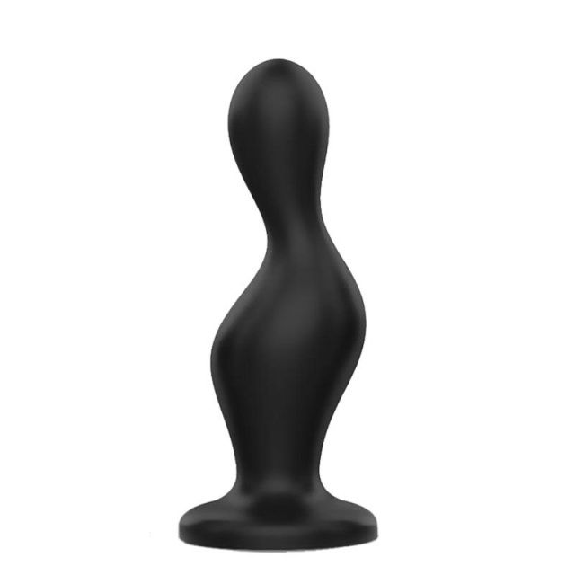 AFTERDARK Bust - Korek analny, Czarny, 12 cm