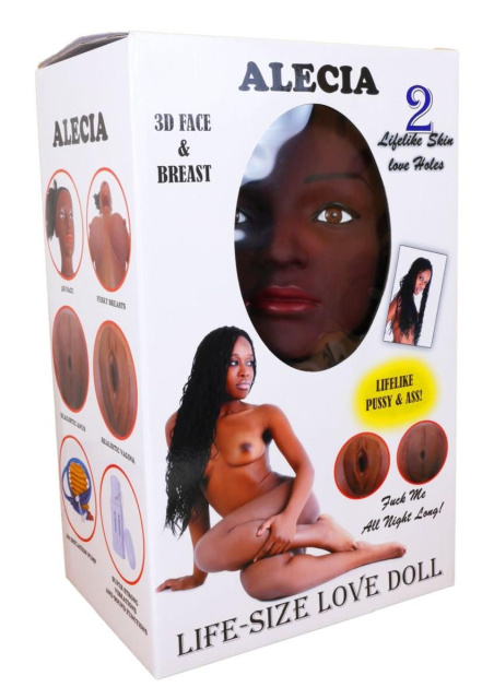 Секс лялька з вібрацією Boss Of Toys Alecia, 156 см (коричневий)