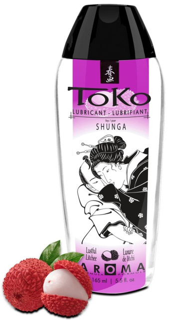 Лубрикант на водній основі Shunga Toko лічі, 165 мл