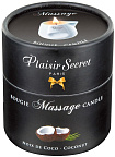 Plaisire Secret Coconut - Świeca do masażu, Kokos, 80 ml
