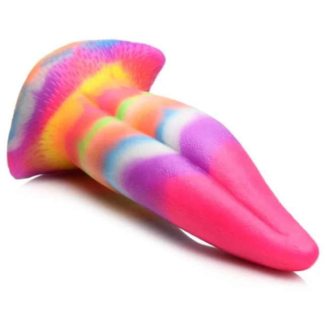 XR Brands Unicorn Kiss Glow-In-The-Dark - Dildo, Multi, 21, 3 cm
