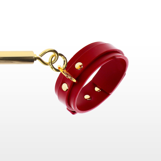 Taboom Spreader Bar with Ankle Cuffs - Uprząż na nogi, Czerwony, 104 cm
