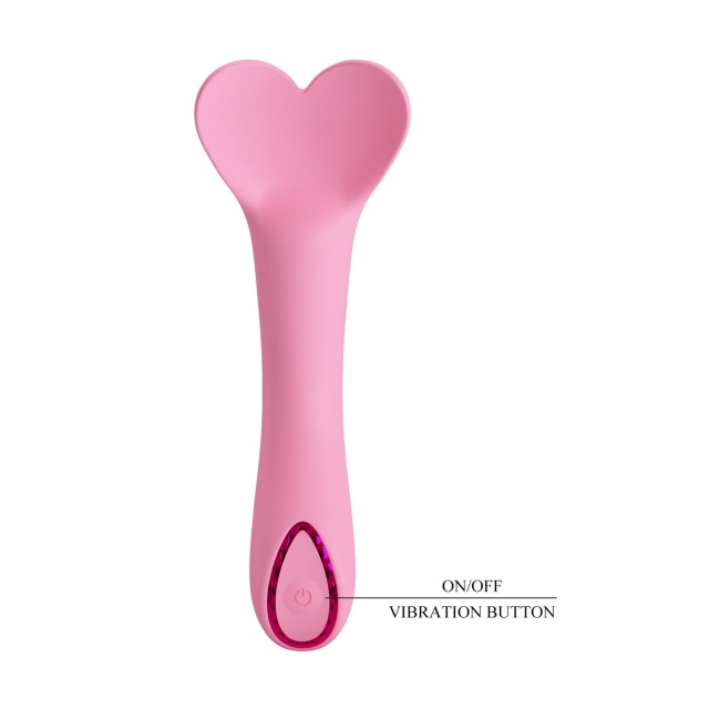 Pretty Love DJ Cock Super Powerful - Wibrator, Różowy, 13.9 cm