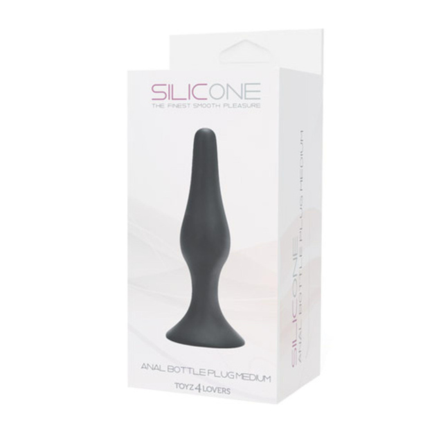 Toyz4lovers Bottle Plug - Korek analny, Czarny, 11.5 cm, M