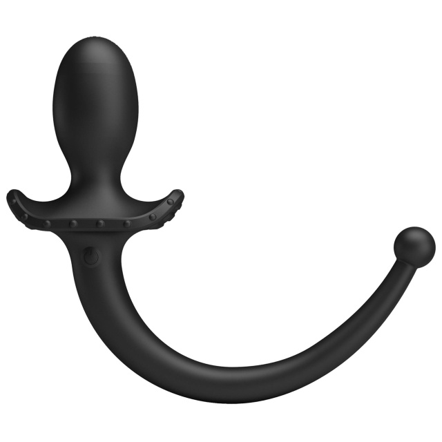 Pretty Love Anthony Smart App - Korek analny, Czarny, 15 cm