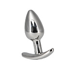 Korek analny Pillow Talk Sneaky Stainless Steel Butt Plug, 6,6 cm (srebrny)