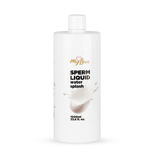 MyLove Sperm Liquid Water Splash - Lubrykant na bazie wody, 1000 ml