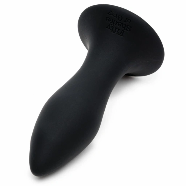 Korek analny z wibracją Fifty Shades of Grey, 8,5 cm (czarny)
