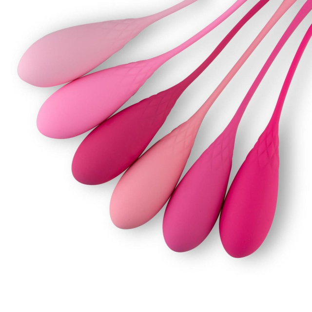 Набір вагінальних кульок Teazers Kegel Balls Set, 6 шт (рожевий)