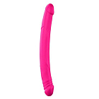 Фалоімітатор двосторонній Dorcel Real Double Do Magenta, 42 см (рожевий)