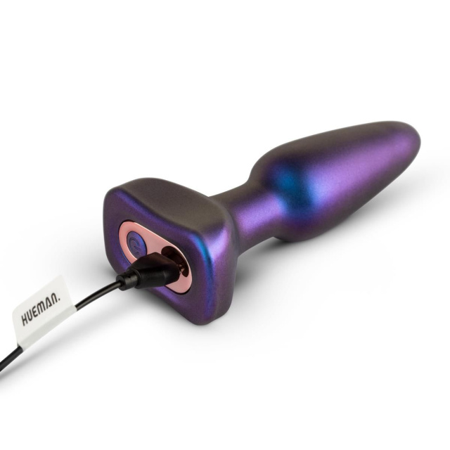 Korek analny Hueman Space Force Thumping, 13,9 cm (fioletowy)
