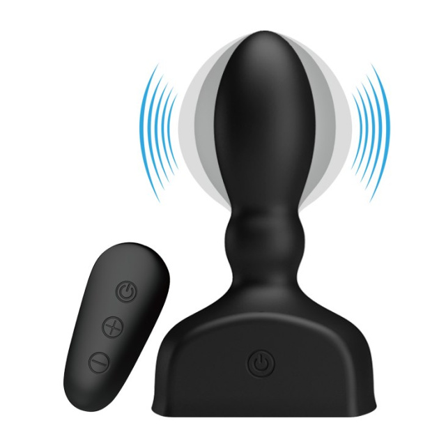 Анальна пробка MR Play Inflatable Anal Plug 11.8 см (чорний)